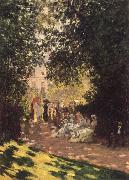Claude Monet Le Parc Monceau France oil painting artist